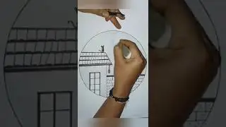 Beautiful Scenery Sketch | RB Creations |#shorts