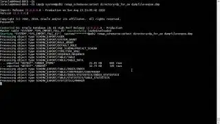 How to Import an oracle database schema with another schema name?