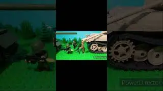 Lego/Cobi WW2 Russian Army VS German Bunker Animation