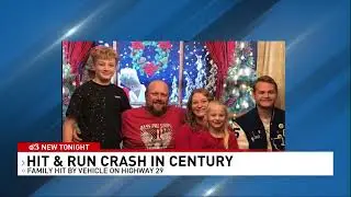 Family of five survives hit-and-run crash in Century, mother recounts chain of events