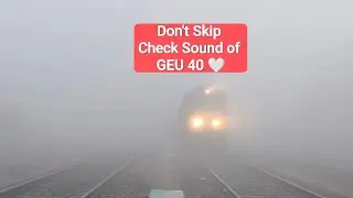 GEU-40 Diesel Locomotive | Heavy Compressor Load & Unload Sound