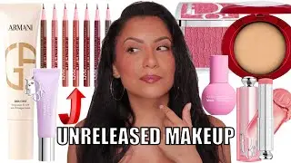 NEW Unreleased Makeup! Full Face of Viral Products (Armani, Dior, NYX, O/S)