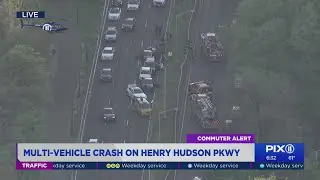 Multi-vehicle collision on West Side Highway causes delays