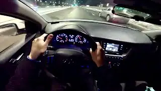 2018 Хёндай Солярис ГБО (Метан) 1.4 автомат 100 ​​л.с. | Ночной тест-драйв от первого лица