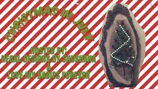 STRING ART CHRISTMAS TREE! CHRISTMAS IN JULY CHALLENGE