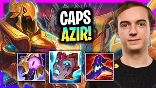 CAPS IS READY TO PLAY AZIR! | G2 Caps Plays Azir Mid vs Syndra!  Season 2025