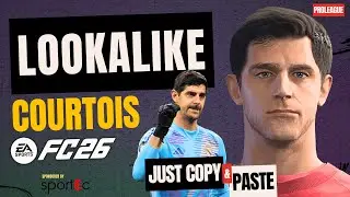 EA FC 26 Thibaut Courtois Lookalike | Realistic Face Creation Guide for Pro Clubs & Career Mode