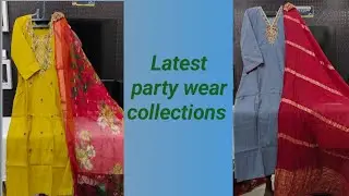 Latest party wear collections at Affordable prices🥳 To order what's app 9966118312