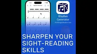 Rhythm Generator App for iPhone/iPad.  Sharpen your sight-reading skills