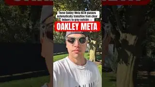 Oakley Meta HSTN Glasses with Transitional Lenses in Action