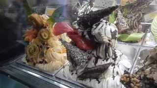 Creative Ice Cream and the Church of Saint Donatus in Zadar, Croatia