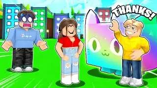 We Traded Away Our Brothers Rainbow Huge Cat! (Roblox Pet Simulator X)