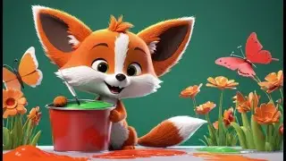 Fuzzy Fox Paints a Tree | Creative Forest Song for Toddlers | Fun Art Rhyme for Preschool Kids