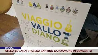 CULTURA. ATENA LUCANA: STASERA SANTINO CARDAMONE IN CONCERTO