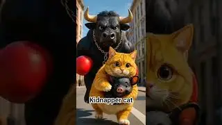kidnapper cat #ai #funny #catcare #aicreatex #cat #cathealth #cute #comedyvideos #funnyshorts