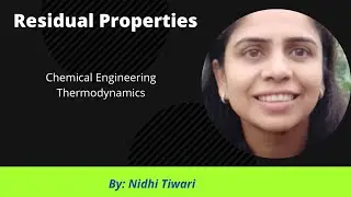 Residual properties , Chemical Engineering thermodynamic