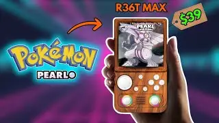 Pok&eacute;mon Pearl On This 39$ Gaming Console! | R36T MAX Gameplay 2025