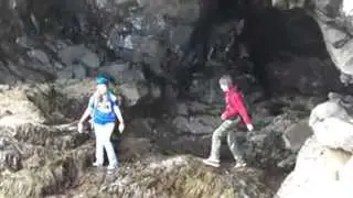 SEA CAVE in ACADIA NATIONAL PARK