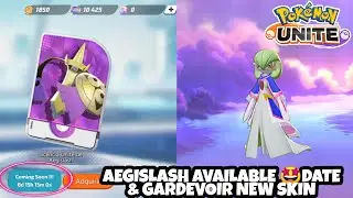 Unite Leaks !! Buy Aegislash From Shop😃 Release Date Countdown &Gradevoir New Skin In Pokemon unite