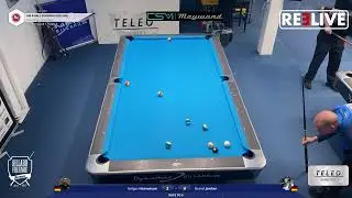 Holger Hannekum vs Bernd Jan&szlig;en Tisch 2 BM 8-Ball Senioren &Uuml;55 im BLVN bei den Billardfreunden Breme