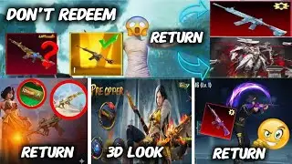 🔴DON'T REDEEM M416 SKIN | 💎TIGER M416 RETURN | RETURN XSUIT |💎 M416 GLACIER IN CLASSIC CRATE | NEXT💎