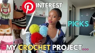 Pinterest выбирает мой проект🧶🩳~вроде как...| эп.1 | видеоблог о вязании крючком