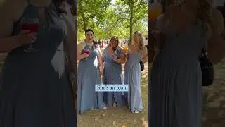 Wedding Entrance @steffyvivi #azazie #bride #bridalparty #fyp #shorts