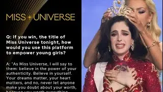 Fatima Bosch win PR nightmare 🏆 #missuniverse #internationalpageant