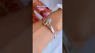 Beautiful silver om evileye bracelet with 67% discount ✨🌸🧿#shortvideo #viral #ytshortsvideo