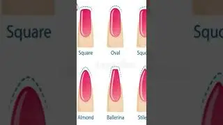nail shape #nailshapes nailsha
