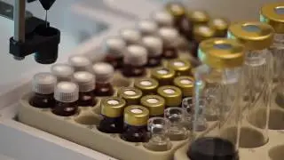 Sample preparation with liquid extraction in ultrasonic bath