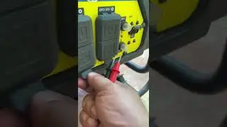 generator output after cleaning carb #generator #shorts #powergen #diy #diyprojects