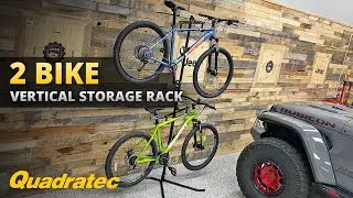 Quadratec 2 Bike Vertical Storage Rack Review & Assembly