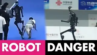 Shocking Collision! Unitree H1 AI Robot Dominates World Humanoid Robot Games in Beijing, Sparks Fear
