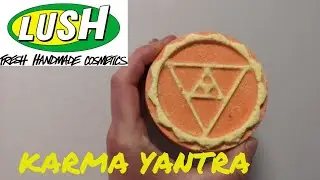 KARMA YANTRA LUSH Cosmetics bath bomb DEMO AND REVIEW