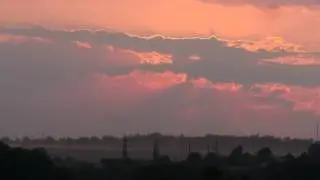 4k timelapse sunset Yuzhniy Bug river
