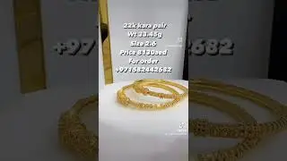 22k gold pair of karay