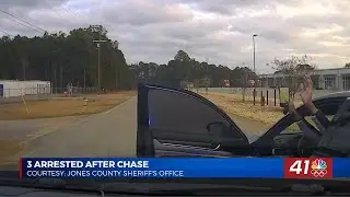 Deputies: Jones County bank fraud attempt ends in vehicle chase, three arrests