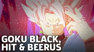 Dragon Ball FighterZ Gameplay: Goku Black, Hit, Beerus In Action