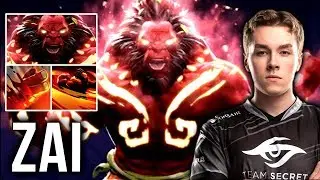 Secret.zai First Time with NEW TI9 Battle Pass AXE IMMORTAL Axe Unleashed Set - Dota 2