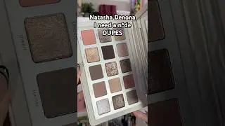 AFFORDABLE DUPES for the new #natashadenona palette 🖤 #makeup #makeupdupes