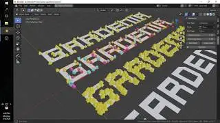 Speed up tree distribution on area with Garden Scatter Blender Add on