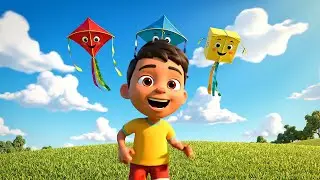 Three Little Kites Float Float Float | Nursery Rhymes for Kids & Baby Songs
