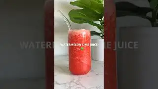 simple refreshing watermelon & lime juice 🍉💚 #healthydrinkrecipe
