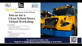 NYMTC Clean School Buses Workshop - Wednesday, September 18, 2024 10:00 AM