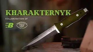 Designed by Iconic American Designer Robert Terzuola, Made in Ukraine: Kharakternyk from BPS Knives