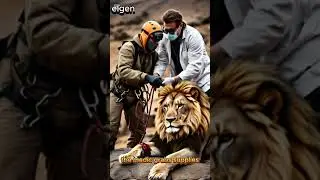 😱😱#LionRescue  #SaveTheLions  #WildlifeRescue  #AnimalRescue   #RescueMission #BigCatRescue