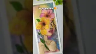 &ldquo;Flower Girl Painting 🌸🎨 #shorts | Amazing Arts&rdquo; #art