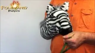 2565 Folkmanis ZEBRA STAGE PUPPET