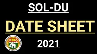 SOL | First & Third Semester Datesheet Announced | Full Explain by College Updates